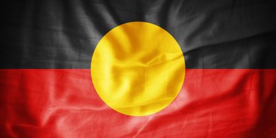 Aus Aboriginal Flag