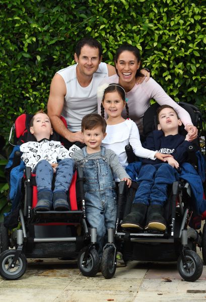 Richard Burnet and his family