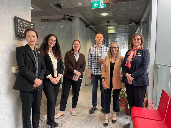 The international team from Bocconi University visiting FBE in May 2025.