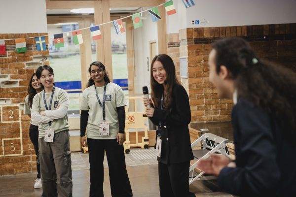 Students running networking activities at the FBE Cultural Fair