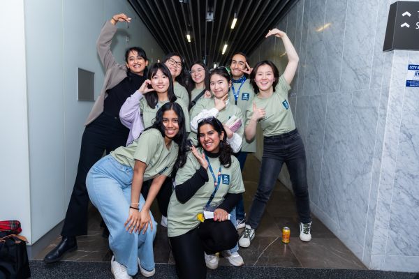 Student Ambassadors group at the Orientation Day