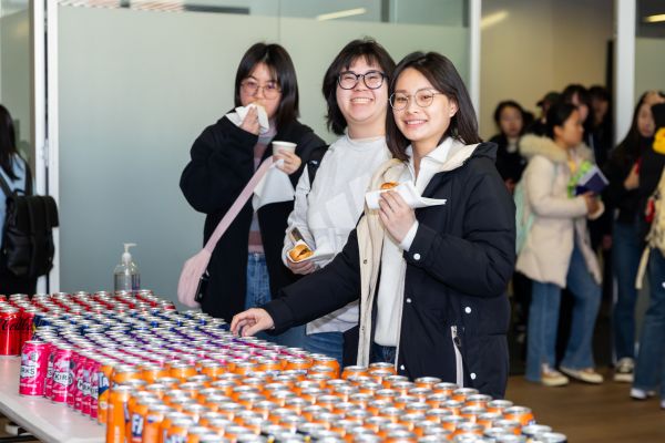 Students at the Student Brunch