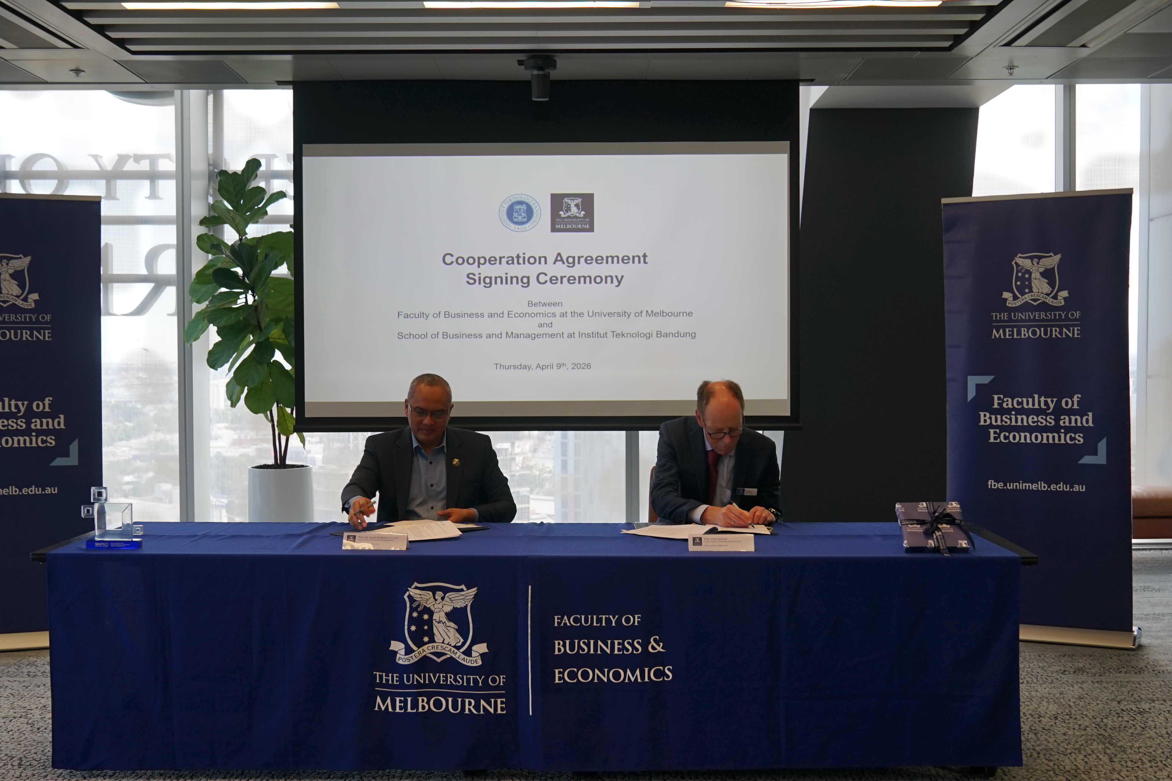 University of Melbourne and Institut Teknologi Bandung enter a new global education agreement