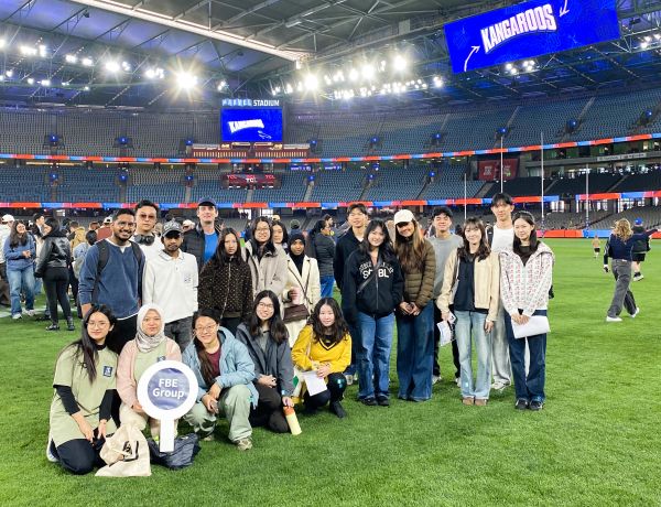 FBE Students at Marvel Stadium