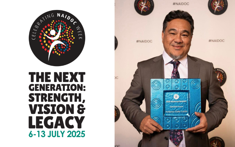 Professor Eddie Cubillo recognised for exceptional contributions to empowering First Nations peoples through education