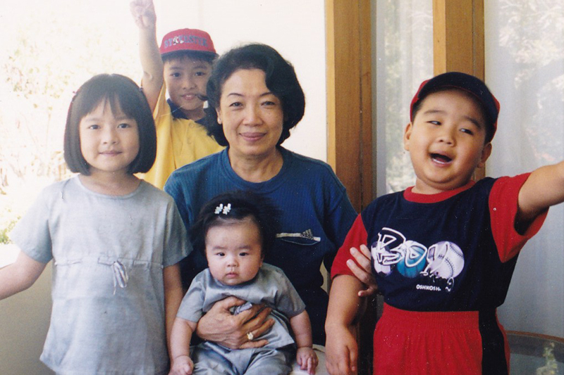 Melissa's childhood family photo